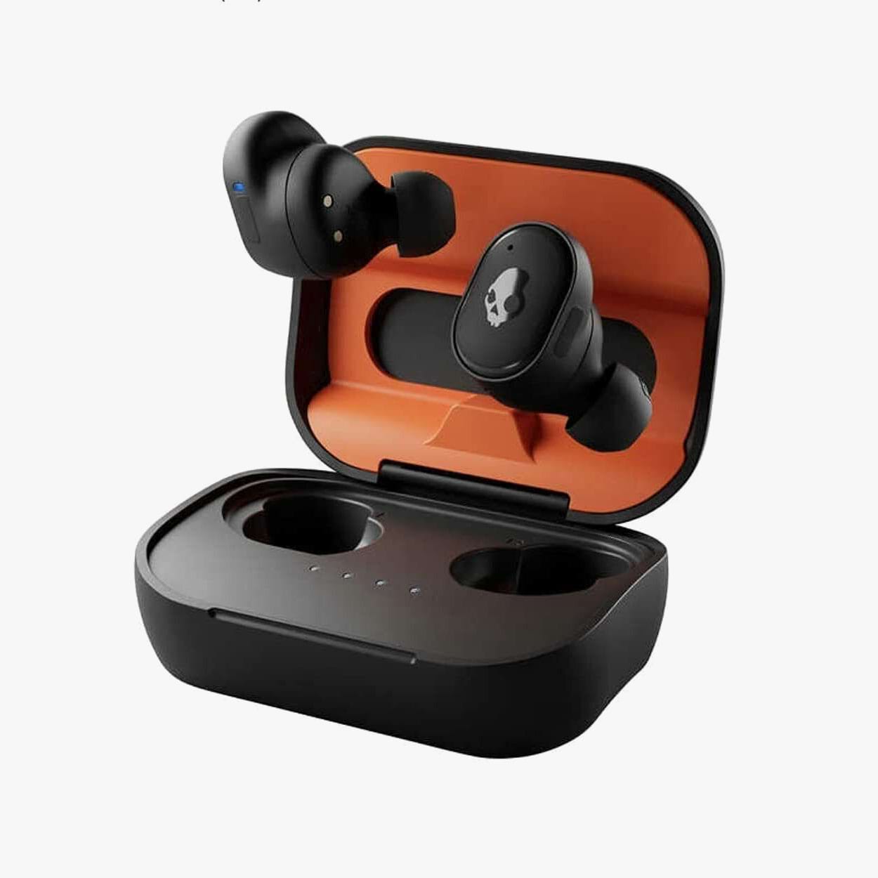 Skullcandy Grind Fuel True Wireless In-Ear Earbuds - True Black/Orange
